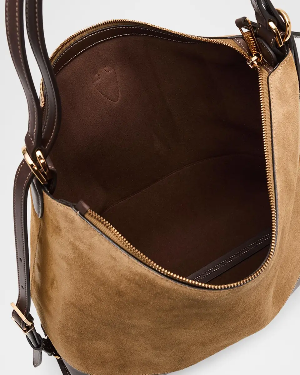 Tod's T Timeless Suede & Leather Shoulder Bag | Thumbnail 4