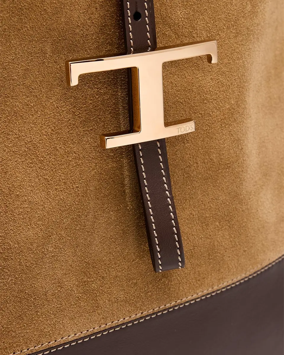 Tod's T Timeless Suede & Leather Shoulder Bag | Thumbnail 6