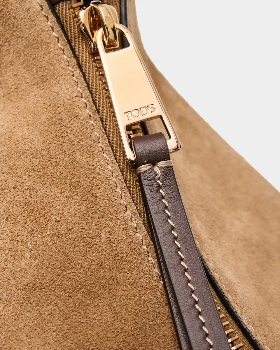 Tod's T Timeless Suede & Leather Shoulder Bag | Thumbnail 7