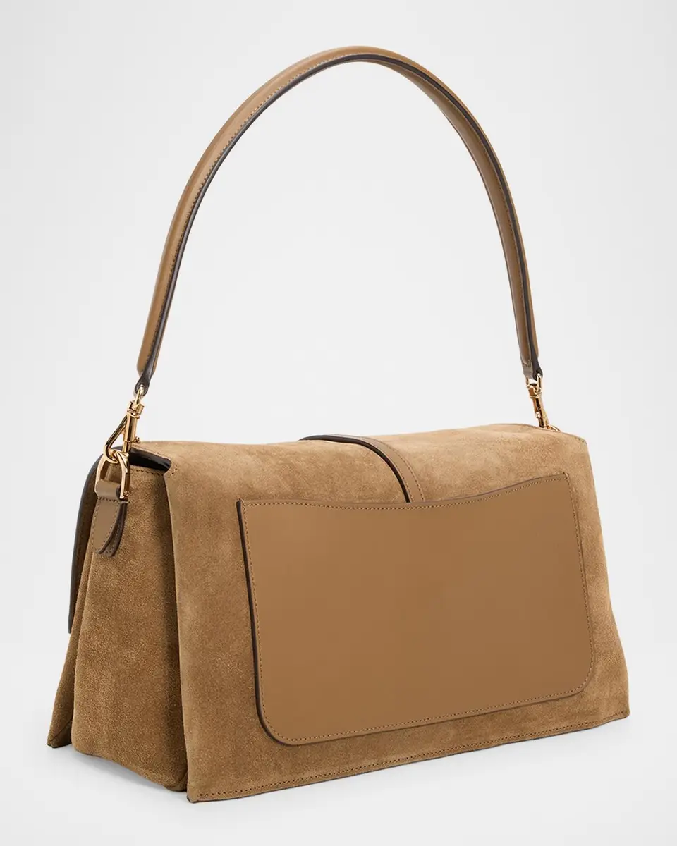Tod's T Timeless Suede Top-Handle Bag | Thumbnail 2 Tod's T Timeless Suede Top-Handle Bag | Thumbnail 2