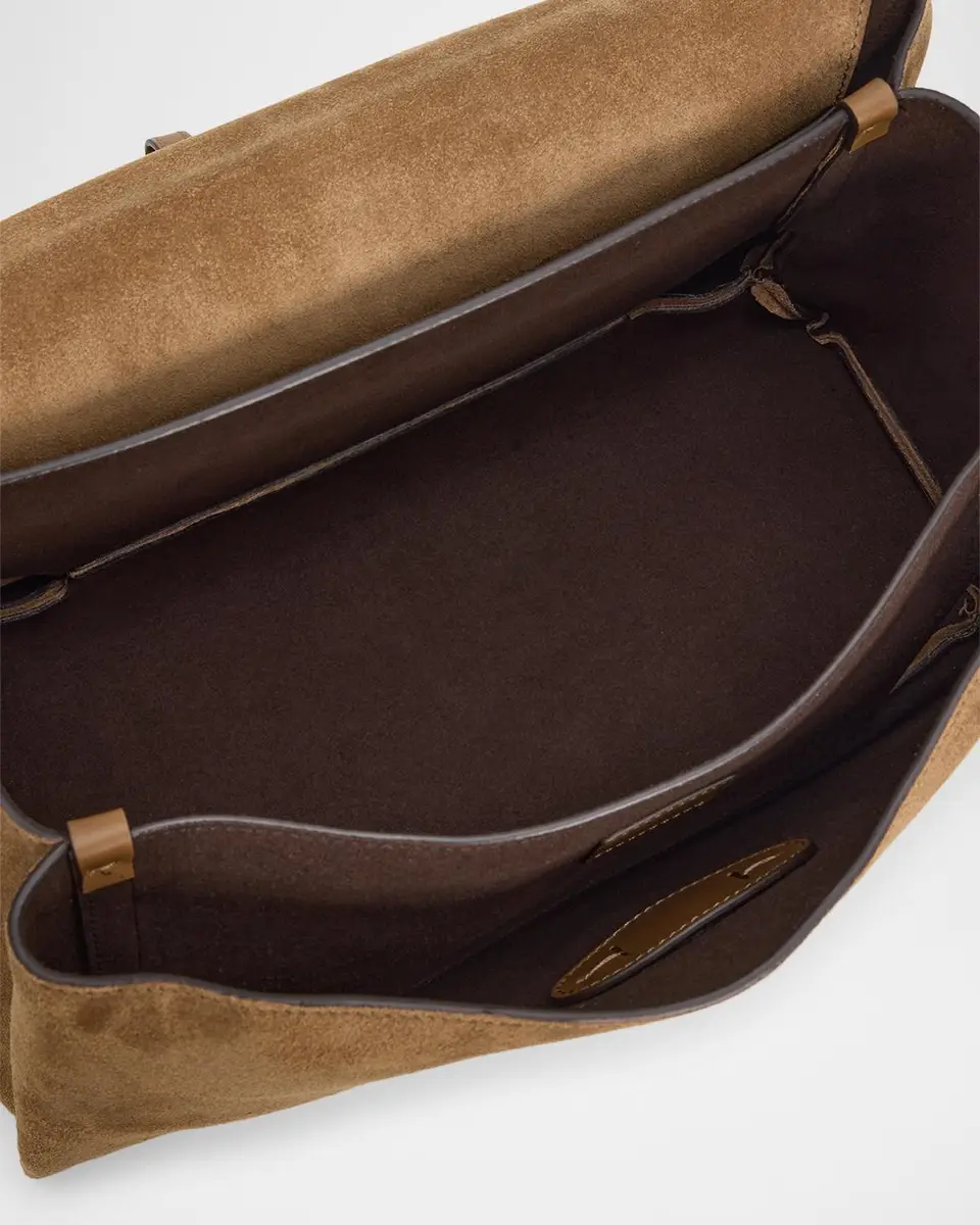 Tod's T Timeless Suede Top-Handle Bag | Thumbnail 3 Tod's T Timeless Suede Top-Handle Bag | Thumbnail 3