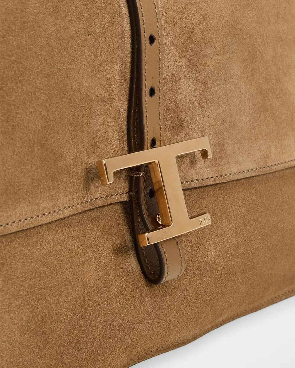 Tod's T Timeless Suede Top-Handle Bag | Thumbnail 4 Tod's T Timeless Suede Top-Handle Bag | Thumbnail 4