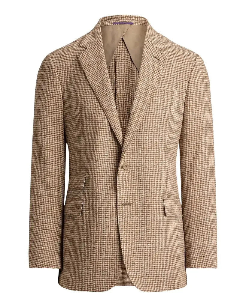 Ralph Lauren Men's Kent Herringbone Plaid Wool Sportcoat | Image 1 Ralph Lauren Men's Kent Herringbone Plaid Wool Sportcoat | Image 1