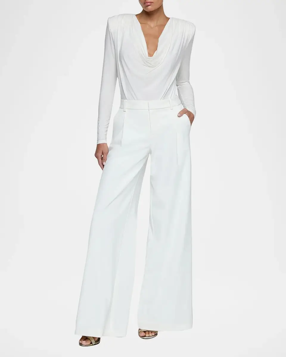 L'Agence Allanah Wide-Leg Trousers | Thumbnail 2