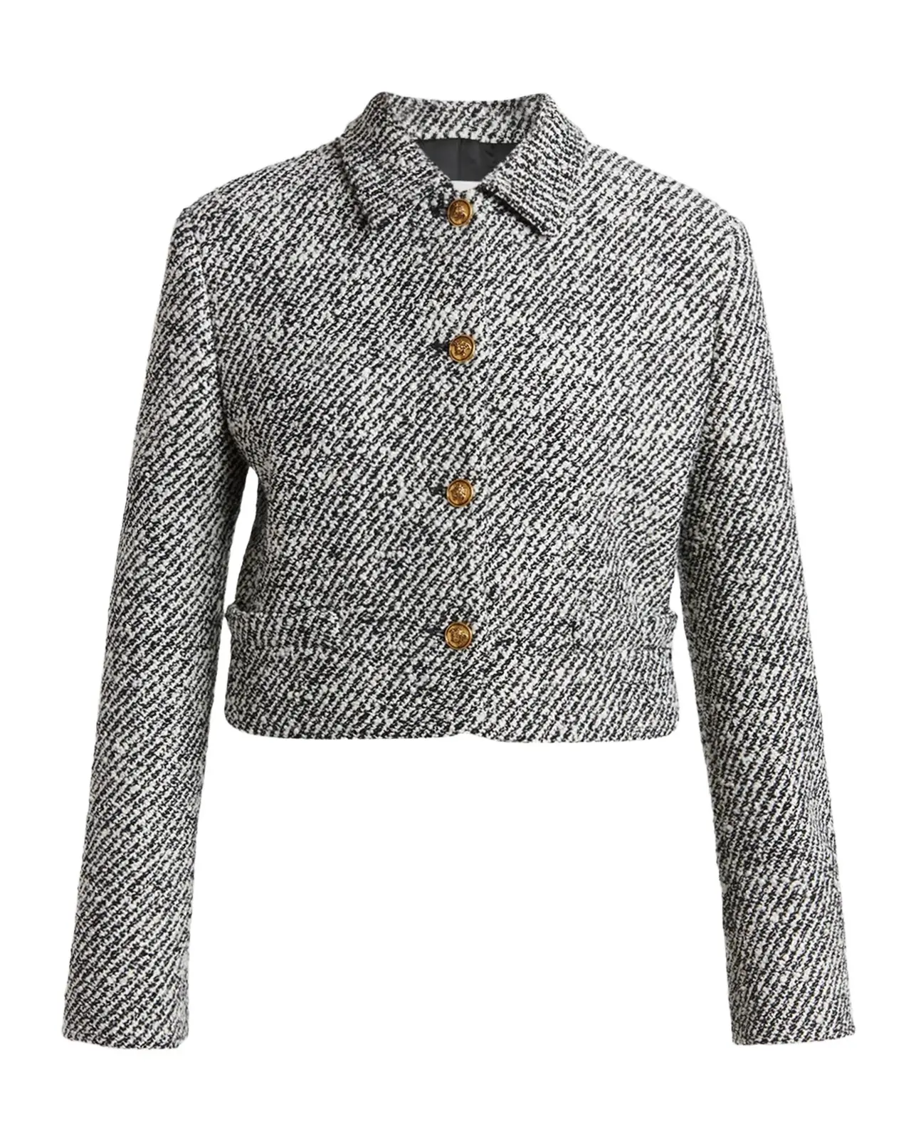 Boucle Tweed Informal Lady Jacket