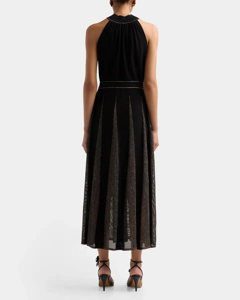 Zimmermann Valiant Metallic Halter Maxi Dress | Thumbnail 3 Zimmermann Valiant Metallic Halter Maxi Dress | Thumbnail 3