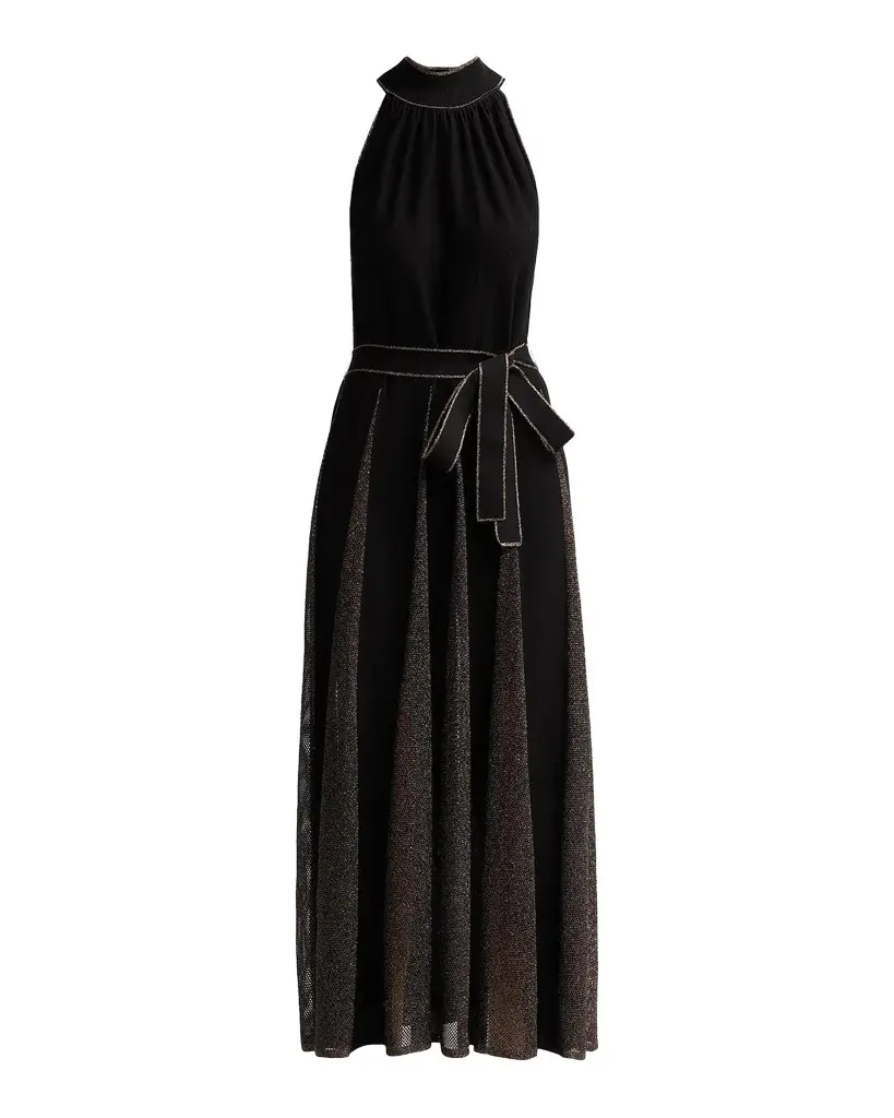 Zimmermann Valiant Metallic Halter Maxi Dress | Image 1 Zimmermann Valiant Metallic Halter Maxi Dress | Image 1