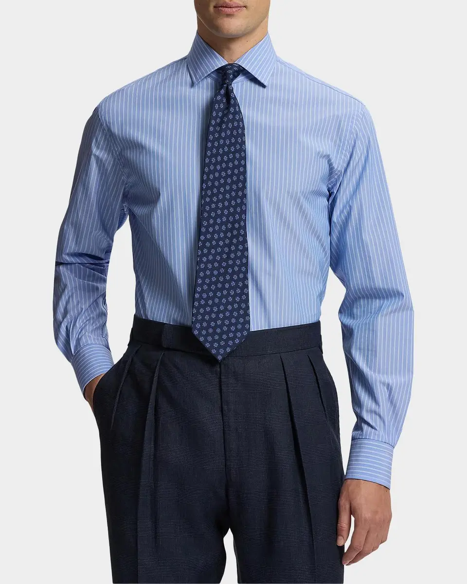 Ralph Lauren Purple Label Men's Striped Shirt | Thumbnail 4 Ralph Lauren Purple Label Men's Striped Shirt | Thumbnail 4