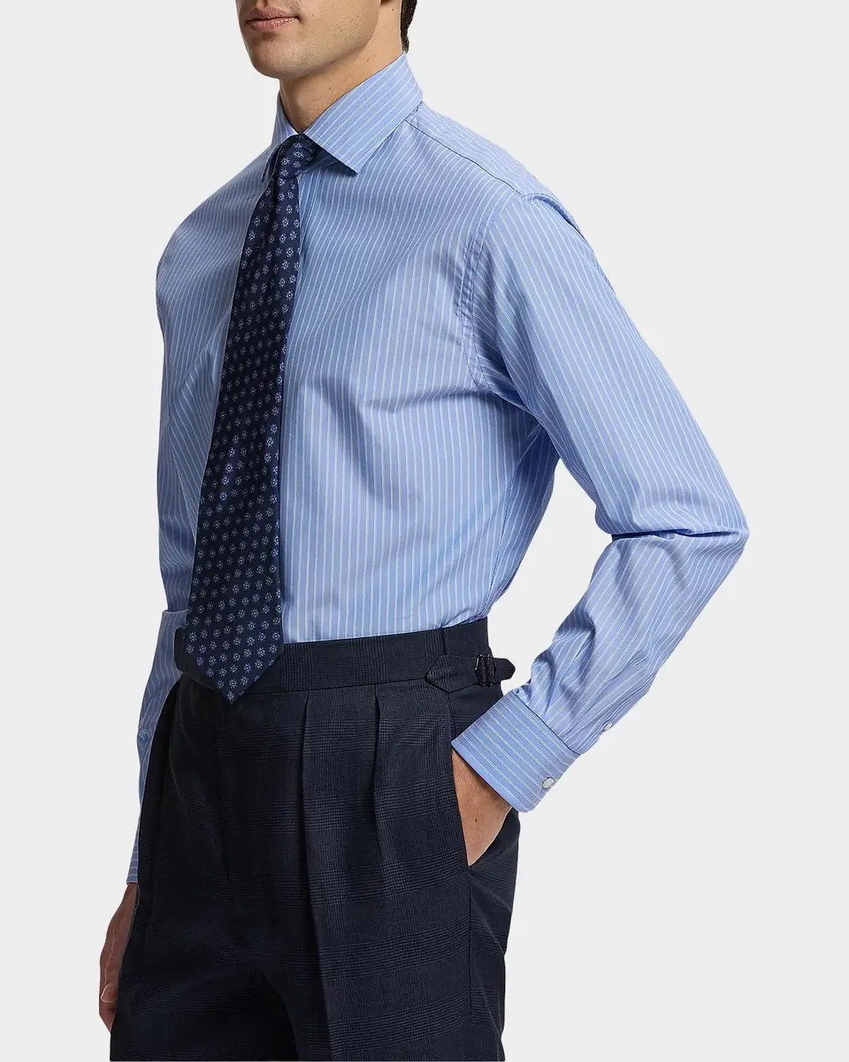 Ralph Lauren Purple Label Men's Striped Shirt | Thumbnail 9 Ralph Lauren Purple Label Men's Striped Shirt | Thumbnail 9