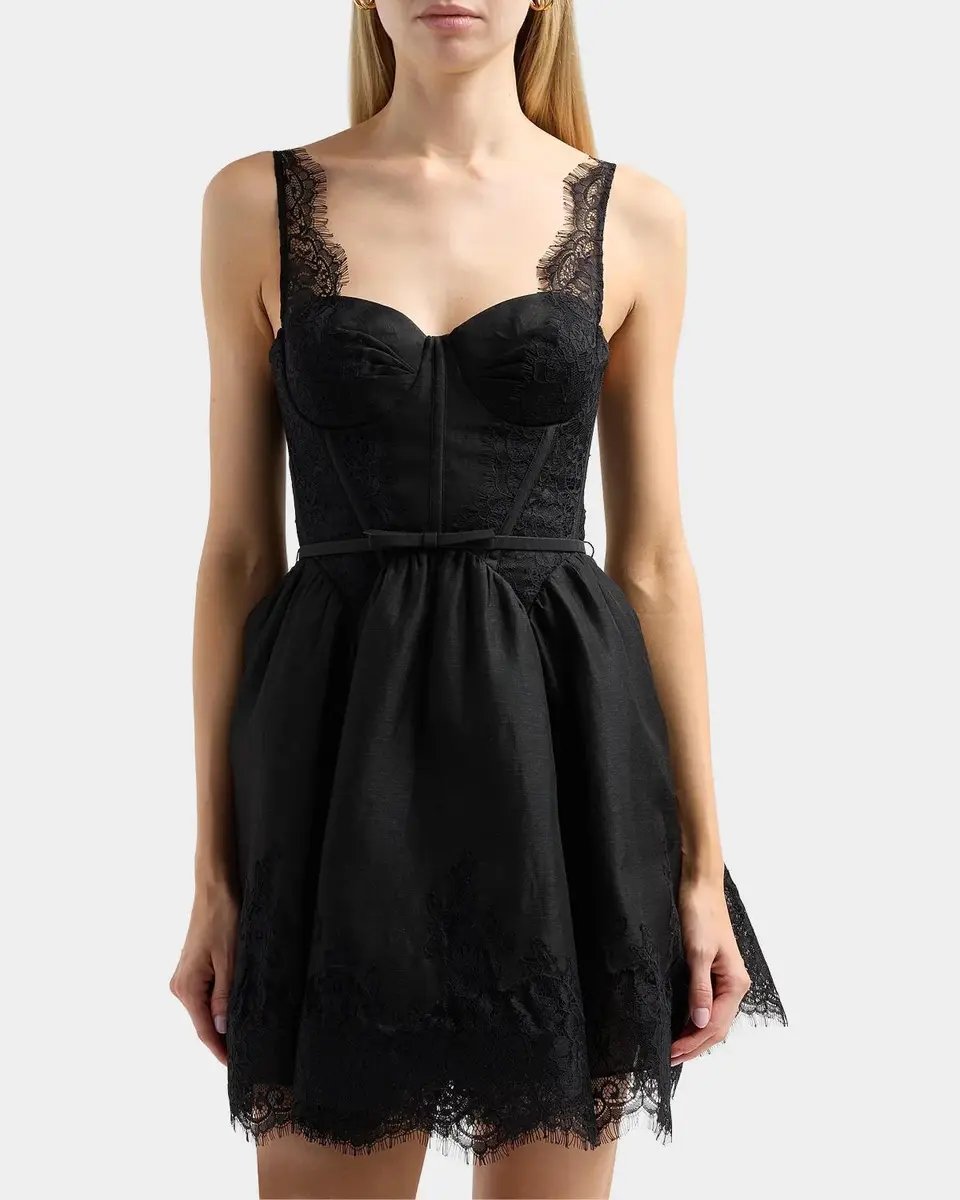Zimmermann Valiant Lace-Trim Mini Dress | Thumbnail 5 Zimmermann Valiant Lace-Trim Mini Dress | Thumbnail 5