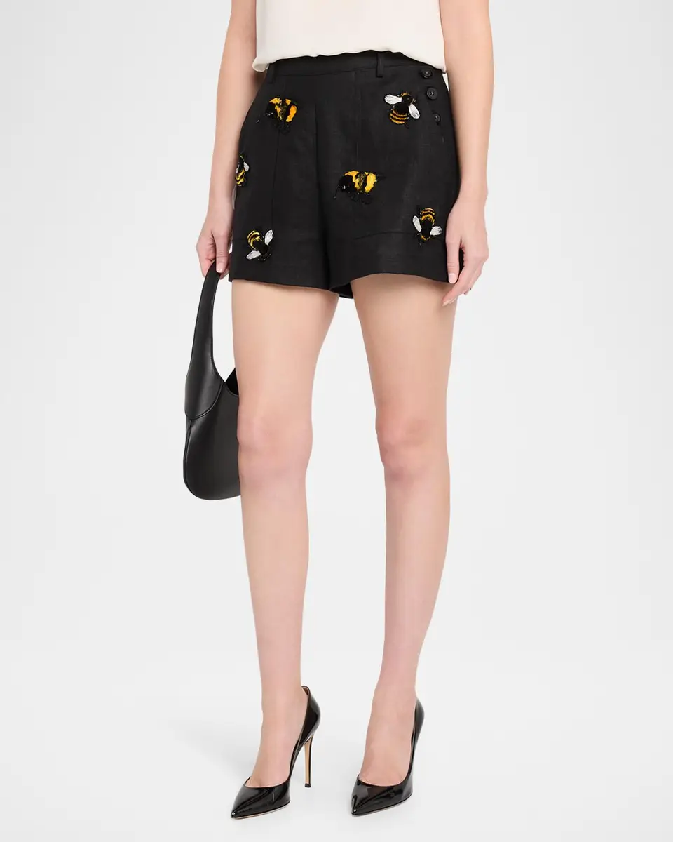 Libertine Buzz Off Linen Sailor Shorts | Thumbnail 4 Libertine Buzz Off Linen Sailor Shorts | Thumbnail 4