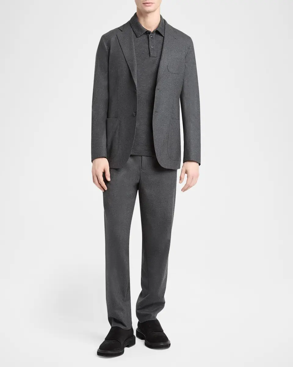 Giorgio Armani Men's Upton Cashmere-Stretch Blazer | Thumbnail 2