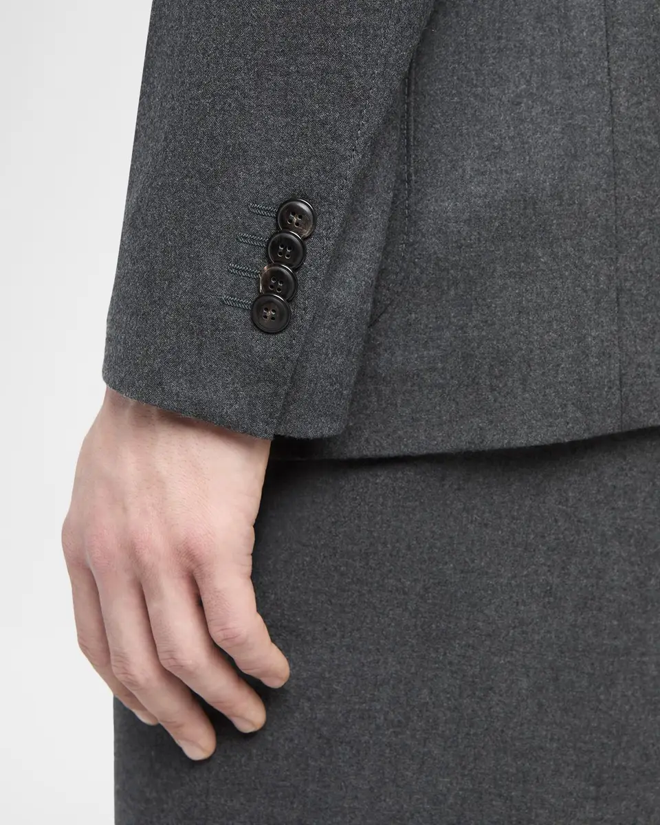 Giorgio Armani Men's Upton Cashmere-Stretch Blazer | Thumbnail 8