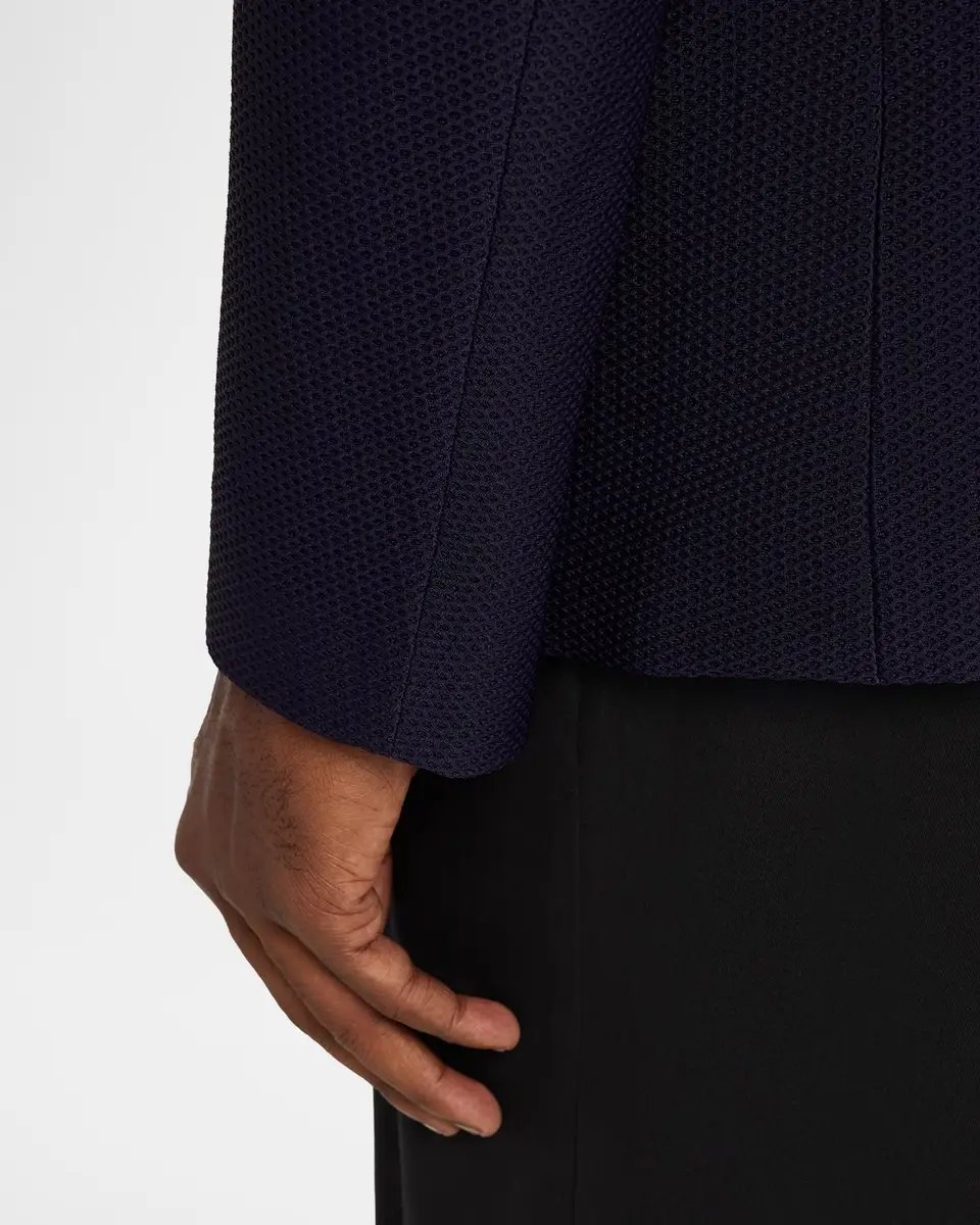 Giorgio Armani Men's Rice Stitch Two-Button Jacket | Thumbnail 8 Giorgio Armani Men's Rice Stitch Two-Button Jacket | Thumbnail 8