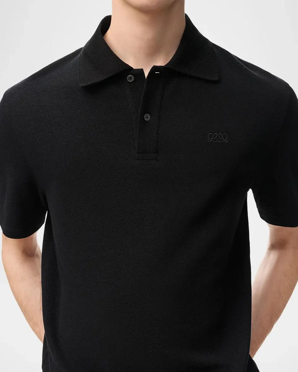 Loewe Men's Cotton Pique Polo Shirt | Thumbnail 5 Loewe Men's Cotton Pique Polo Shirt | Thumbnail 5