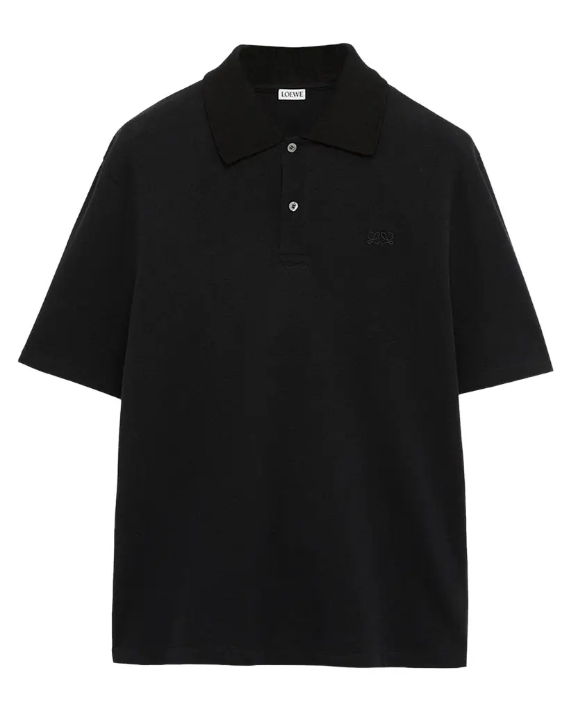 Loewe Men's Cotton Pique Polo Shirt
