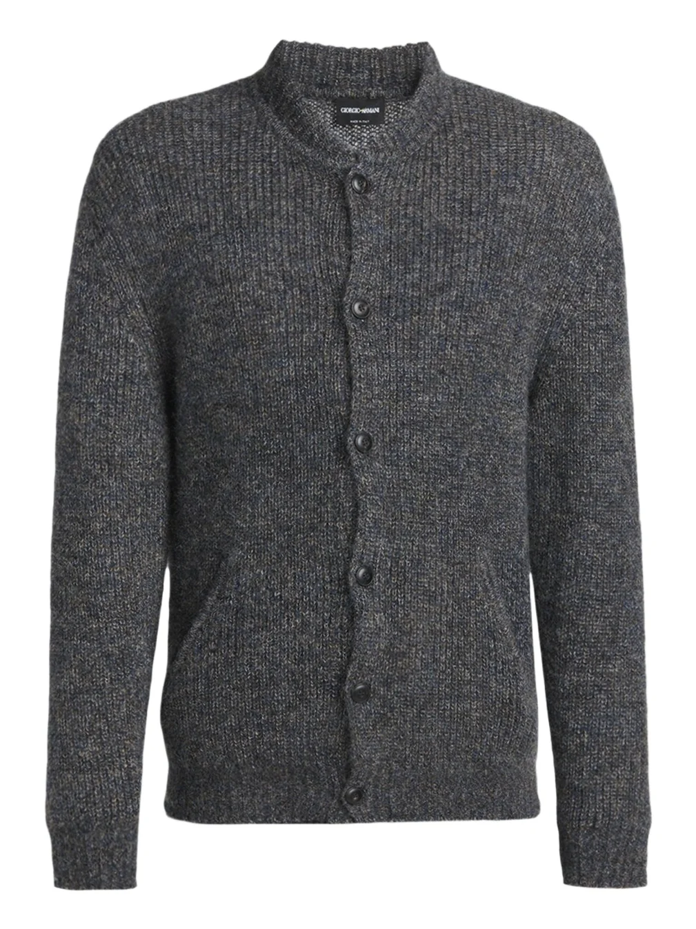 Giorgio Armani Men's Rib-Knit Mohair-Blend Cardigan