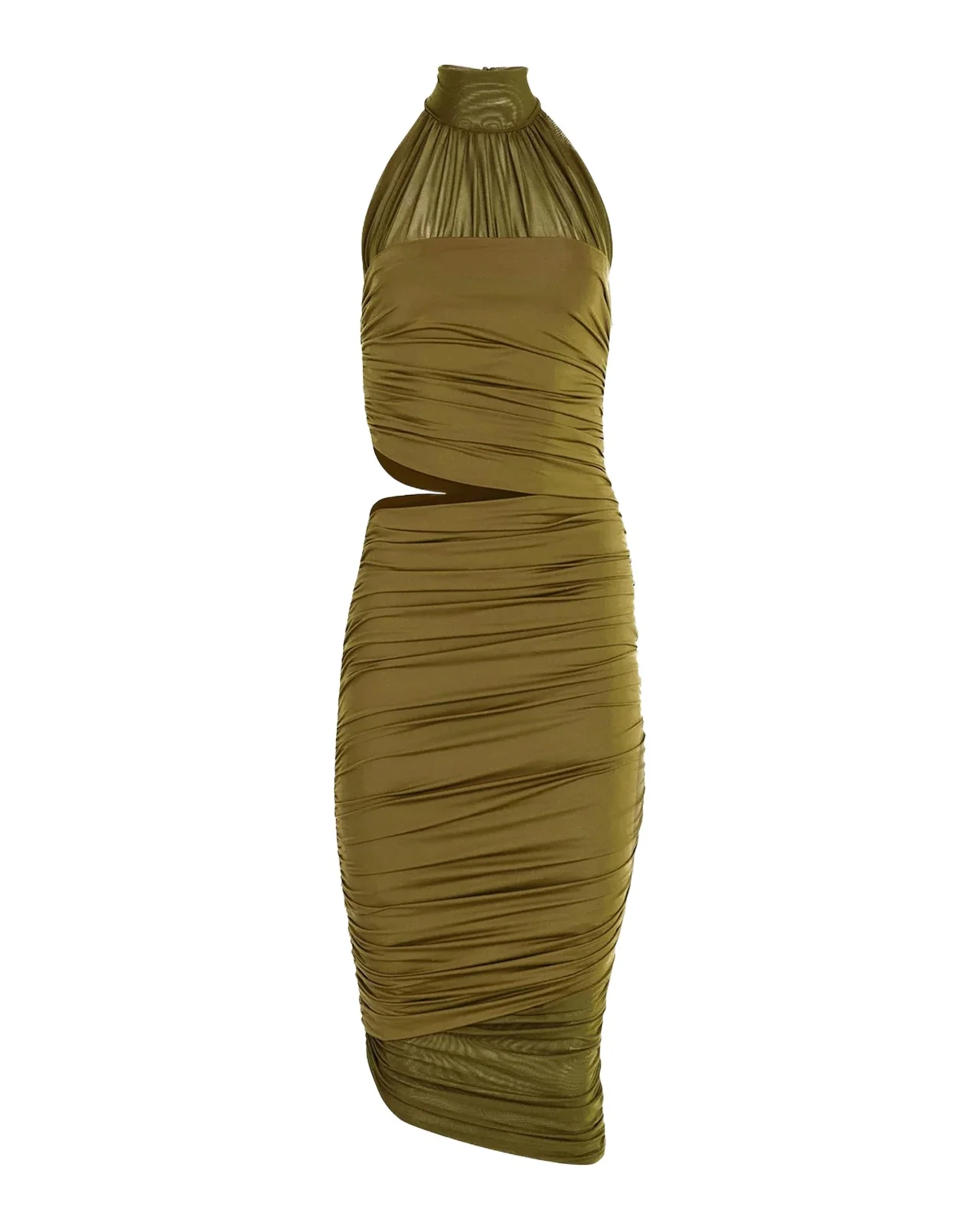 Esmee Ruched Halter Midi Dress Esmee Ruched Halter Midi Dress