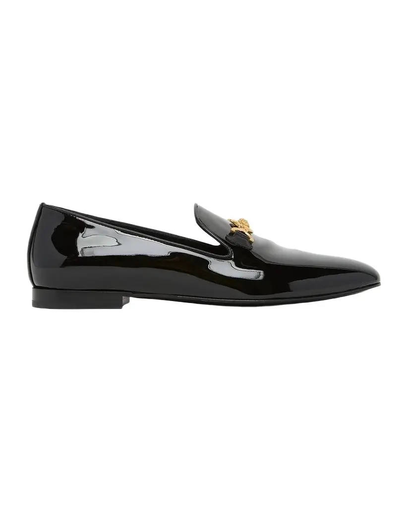 Versace Patent Leather Loafers | Image 1 Versace Patent Leather Loafers | Image 1