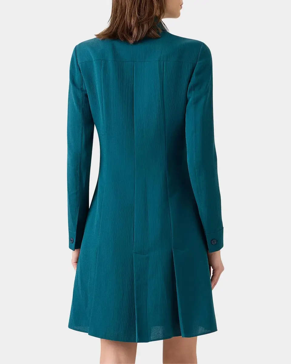 Akris Cotton-Silk Seersucker Shirtdress | Thumbnail 2