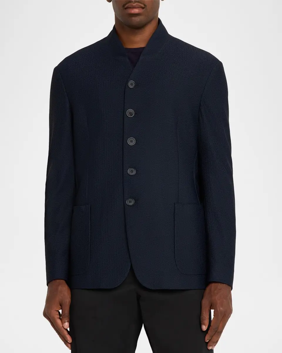 Giorgio Armani Rice Stitch Jacket | Thumbnail 4 Giorgio Armani Rice Stitch Jacket | Thumbnail 4