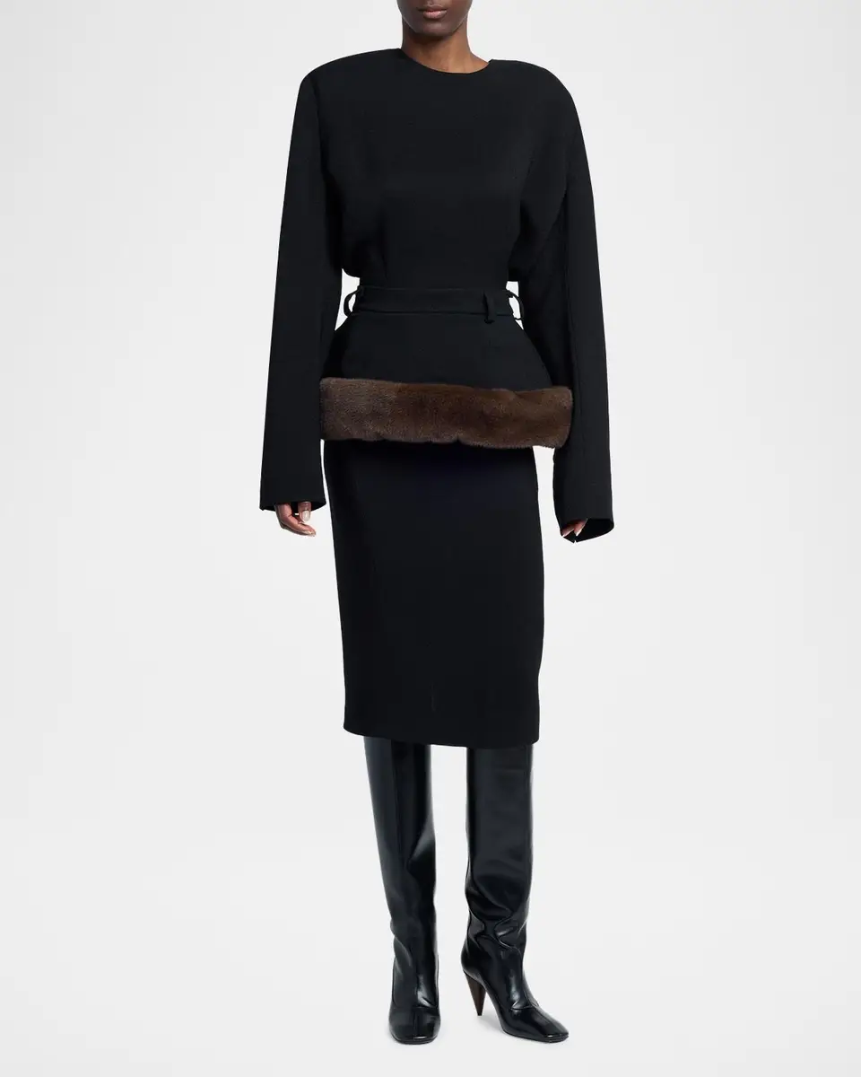 Stella McCartney 80MM Contrast-Heel Knee-High Boots | Thumbnail 3 Stella McCartney 80MM Contrast-Heel Knee-High Boots | Thumbnail 3