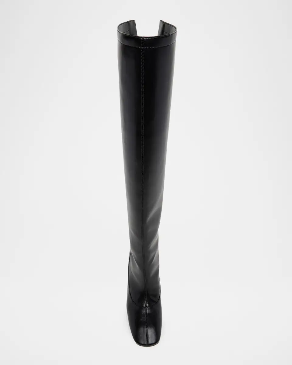 Stella McCartney 80MM Contrast-Heel Knee-High Boots | Thumbnail 6 Stella McCartney 80MM Contrast-Heel Knee-High Boots | Thumbnail 6