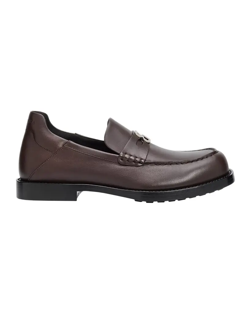 Bottega Veneta Silenzio Intrecciato Leather Loafers | Image 1 Bottega Veneta Silenzio Intrecciato Leather Loafers | Image 1