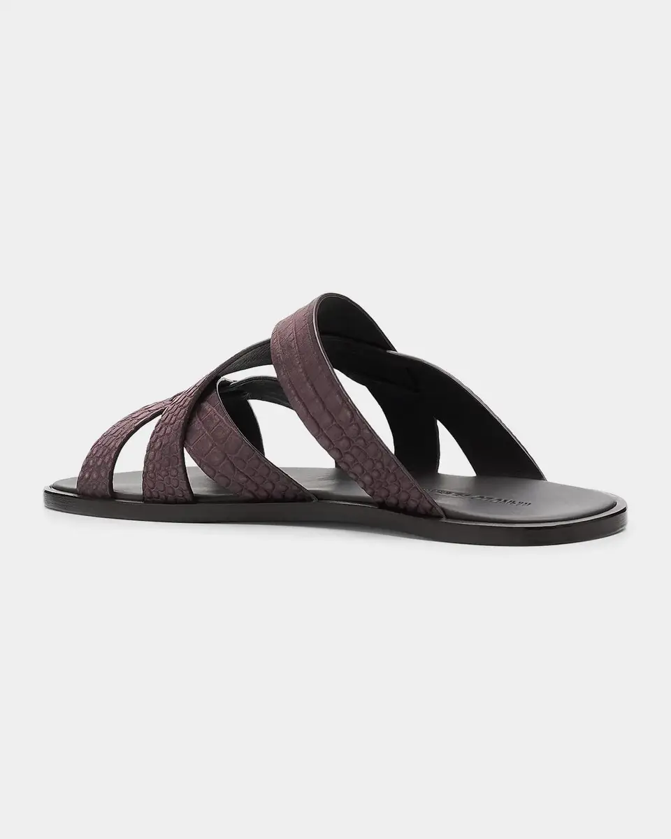 Manolo Blahnik Men's Marvin Leather Sandals | Thumbnail 2 Manolo Blahnik Men's Marvin Leather Sandals | Thumbnail 2