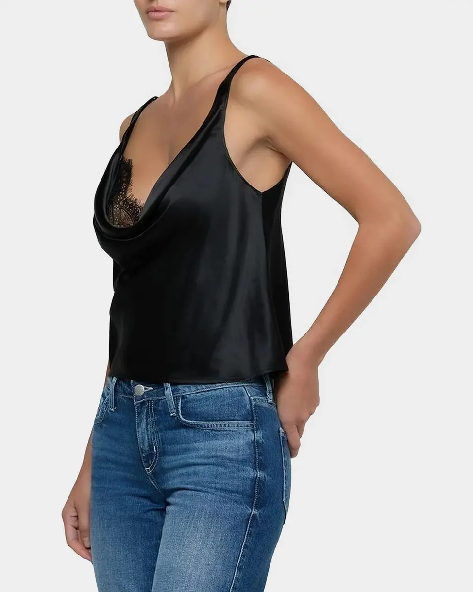 L'Agence Evadne Silk Lace Camisole | Thumbnail 5