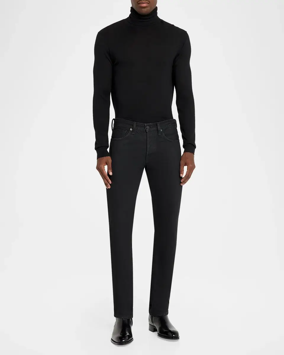 Tom Ford Men's Elkan Burnished Leather Zipped Ankle Boots | Thumbnail 3 Tom Ford Men's Elkan Burnished Leather Zipped Ankle Boots | Thumbnail 3