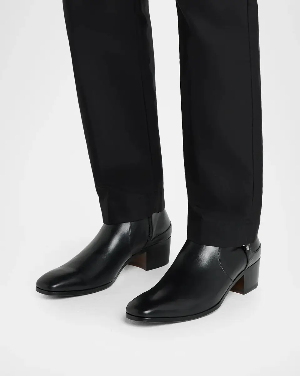 Tom Ford Men's Leather Zipped Ankle Boots | Thumbnail 2 Tom Ford Men's Leather Zipped Ankle Boots | Thumbnail 2