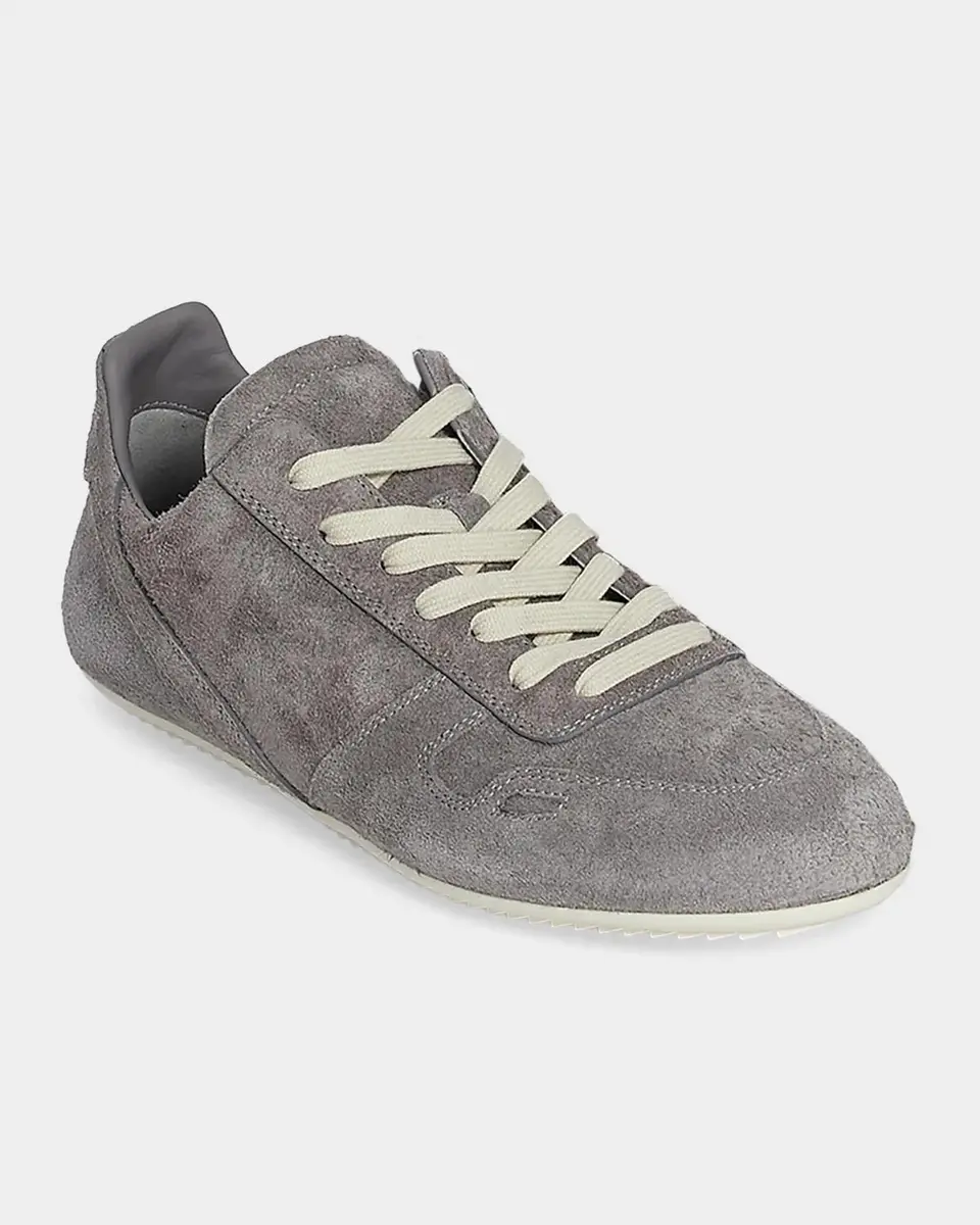 DRKSHDW RICK OWENS Men's Suede Low-Top Sneakers | Thumbnail 3 DRKSHDW RICK OWENS Men's Suede Low-Top Sneakers | Thumbnail 3