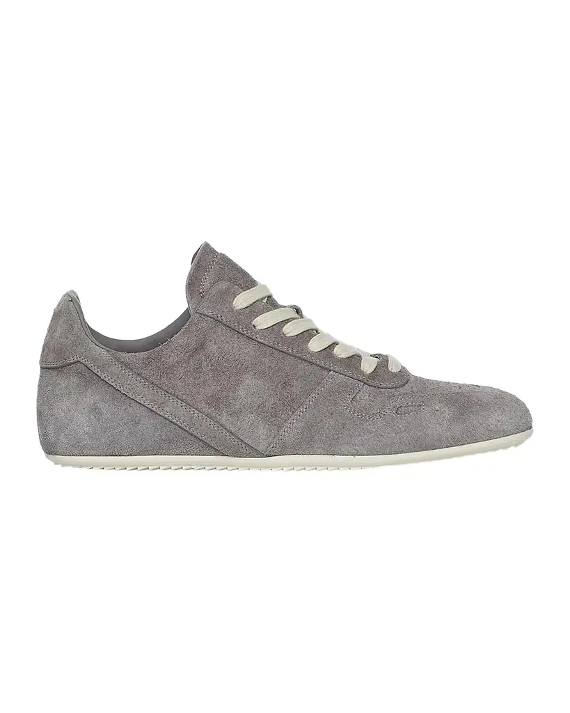DRKSHDW RICK OWENS Men's Suede Low-Top Sneakers