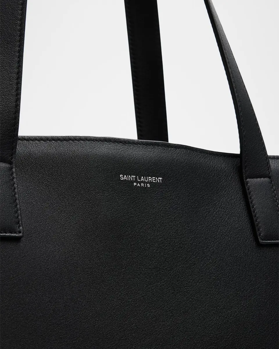 Saint Laurent Men's Shopping Tote Bag in Leather | Thumbnail 6 Saint Laurent Men's Shopping Tote Bag in Leather | Thumbnail 6