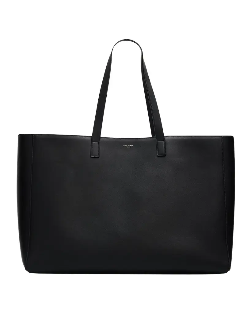 Saint Laurent Men's Shopping Tote Bag in Leather | Image 1 Saint Laurent Men's Shopping Tote Bag in Leather | Image 1