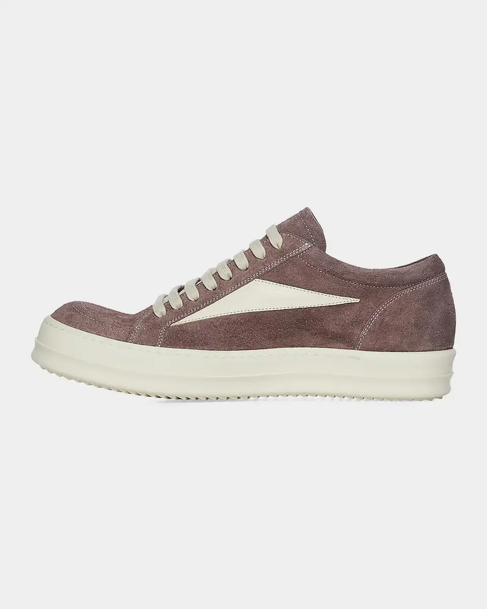 DRKSHDW RICK OWENS Suede & Leather Low-Top Sneakers | Thumbnail 4