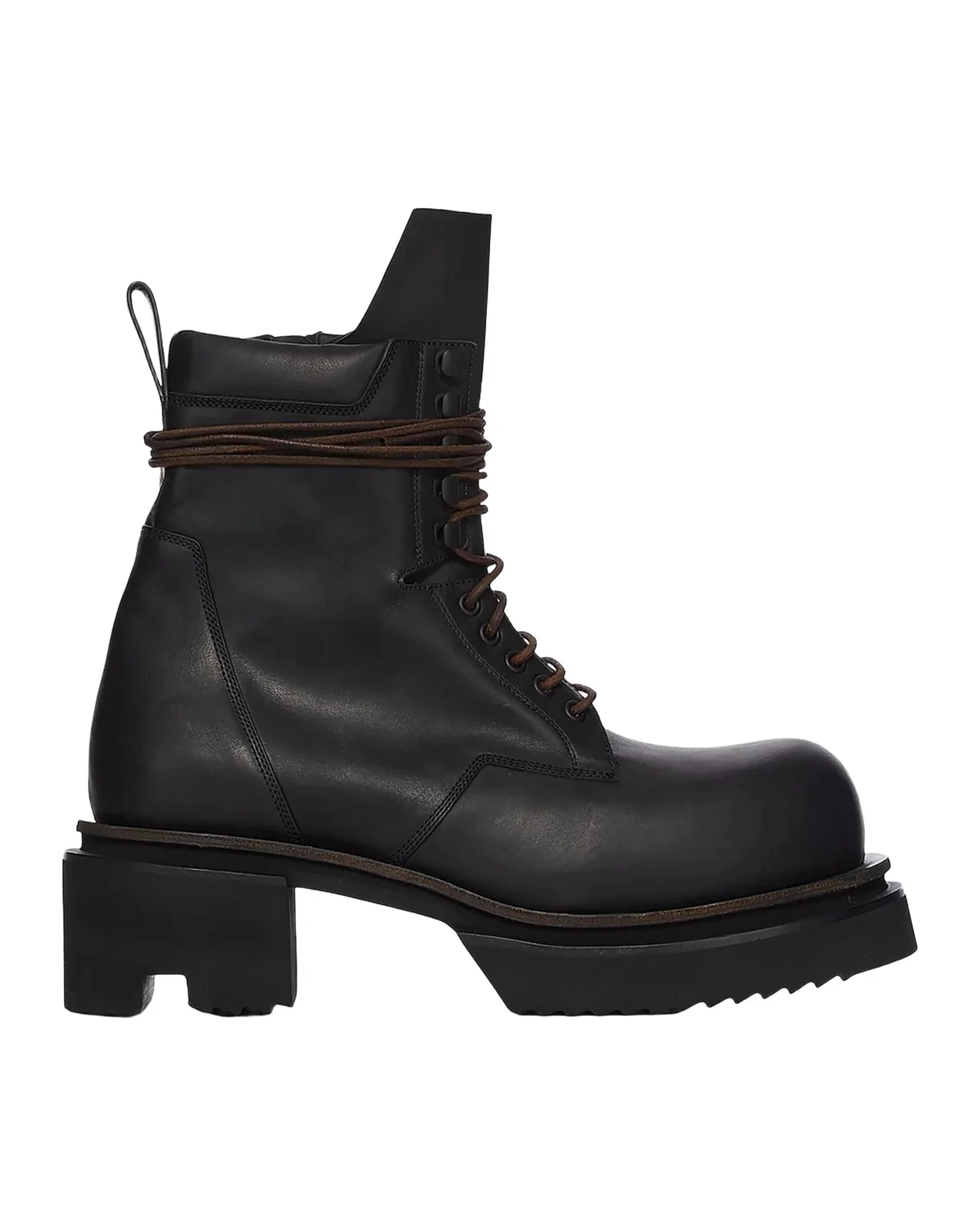 Rick Owens Low Army Bogun Leather Boots