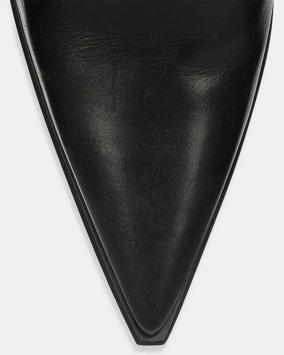 Rick Owens Point Toe Leather Wedge-Heel Ankle Boots | Thumbnail 3 Rick Owens Point Toe Leather Wedge-Heel Ankle Boots | Thumbnail 3