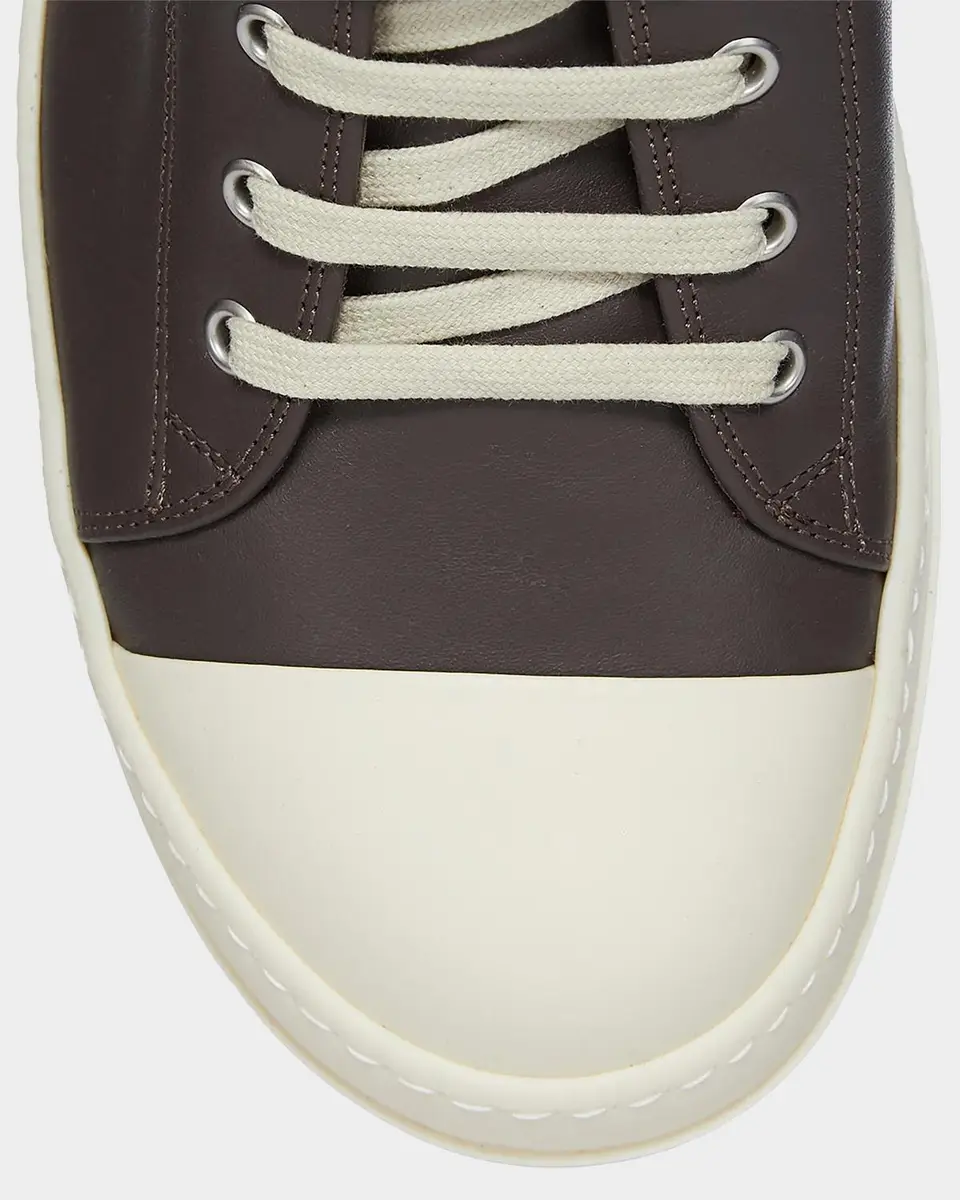 DRKSHDW RICK OWENS Men's Leather Low-Top Sneakers | Thumbnail 3 DRKSHDW RICK OWENS Men's Leather Low-Top Sneakers | Thumbnail 3