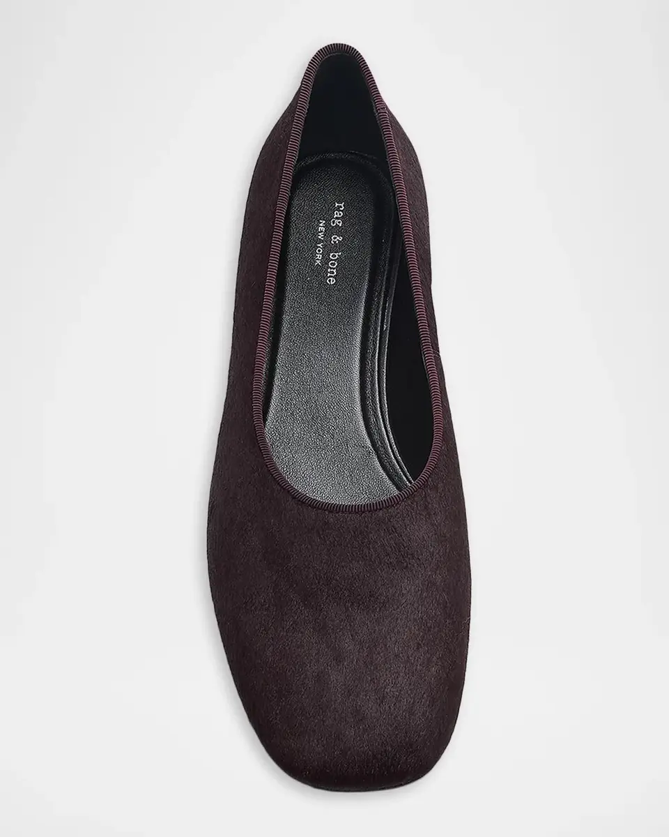 rag & bone 55mm Poppi Calf Hair Ballerina Flats | Thumbnail 4 rag & bone 55mm Poppi Calf Hair Ballerina Flats | Thumbnail 4