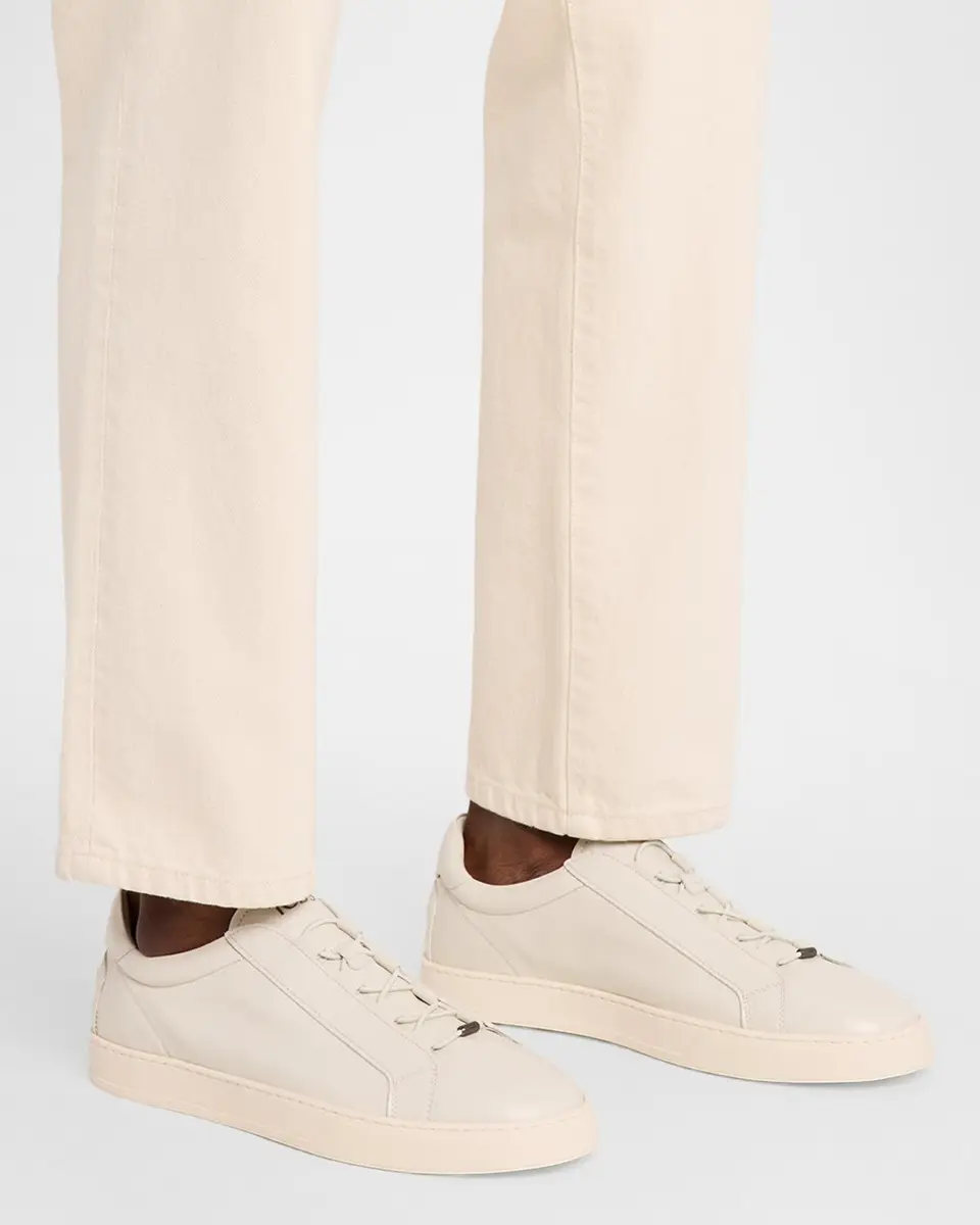 Tod's Men's Sportivo Elastic Drawstring Leather Sneakers | Thumbnail 2 Tod's Men's Sportivo Elastic Drawstring Leather Sneakers | Thumbnail 2