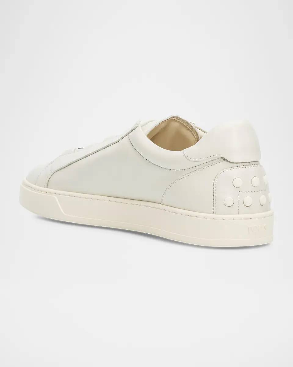 Tod's Men's Sportivo Elastic Drawstring Leather Sneakers | Thumbnail 4 Tod's Men's Sportivo Elastic Drawstring Leather Sneakers | Thumbnail 4