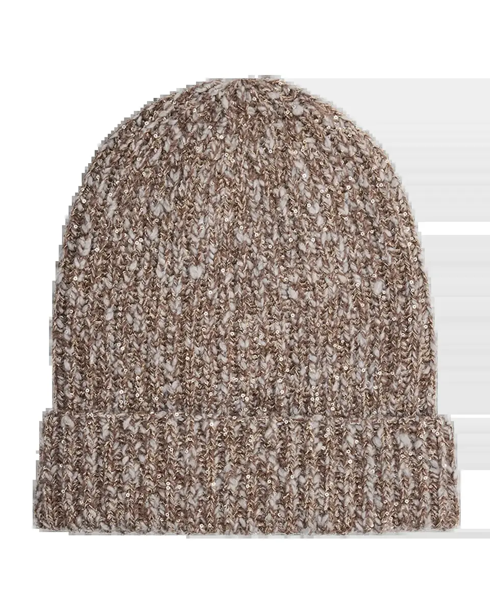 Brunello Cucinelli Sequin-Embellished Cashmere Beanie | Thumbnail 2 Brunello Cucinelli Sequin-Embellished Cashmere Beanie | Thumbnail 2