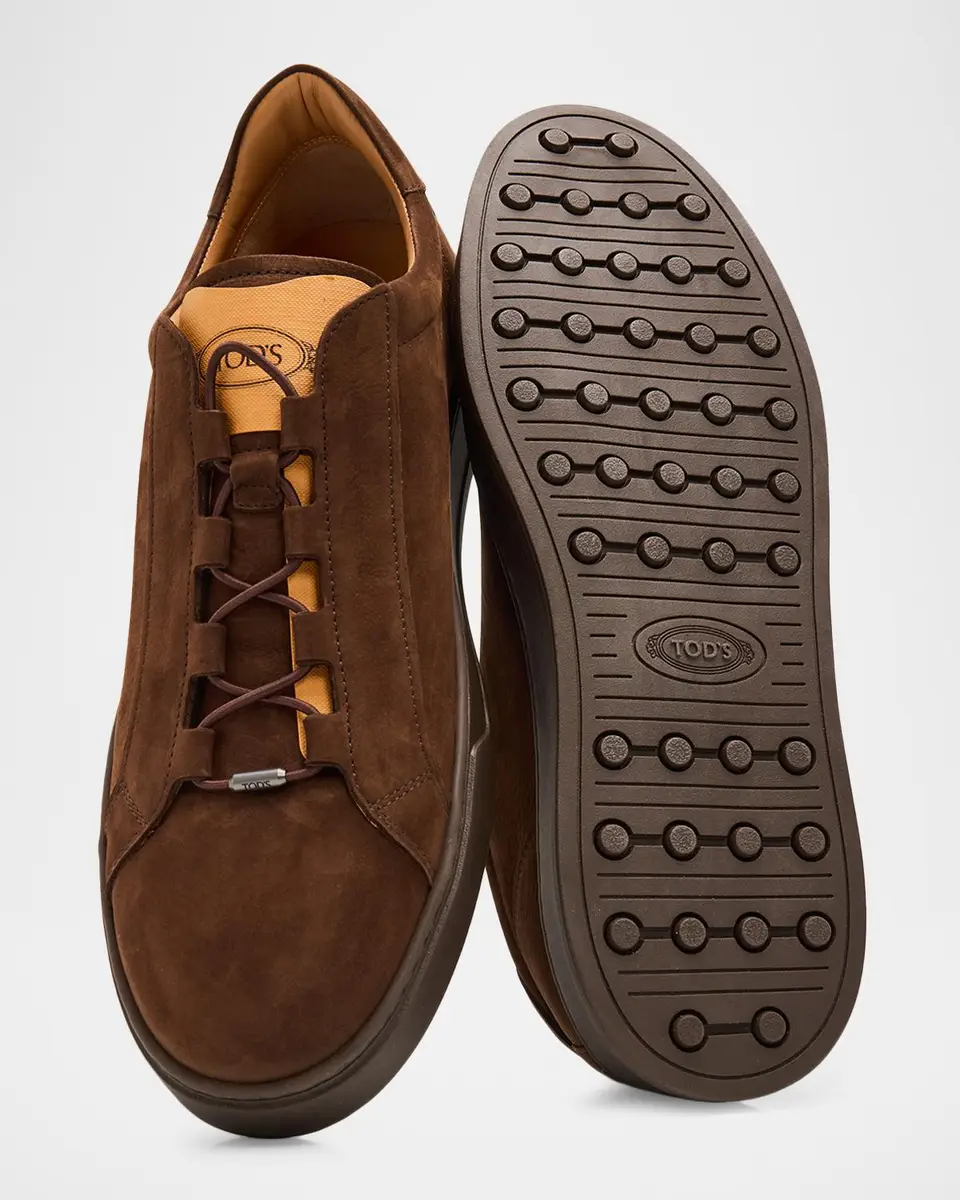 Tod's Men's Sportivo Suede Low-Top Sneakers | Thumbnail 4 Tod's Men's Sportivo Suede Low-Top Sneakers | Thumbnail 4