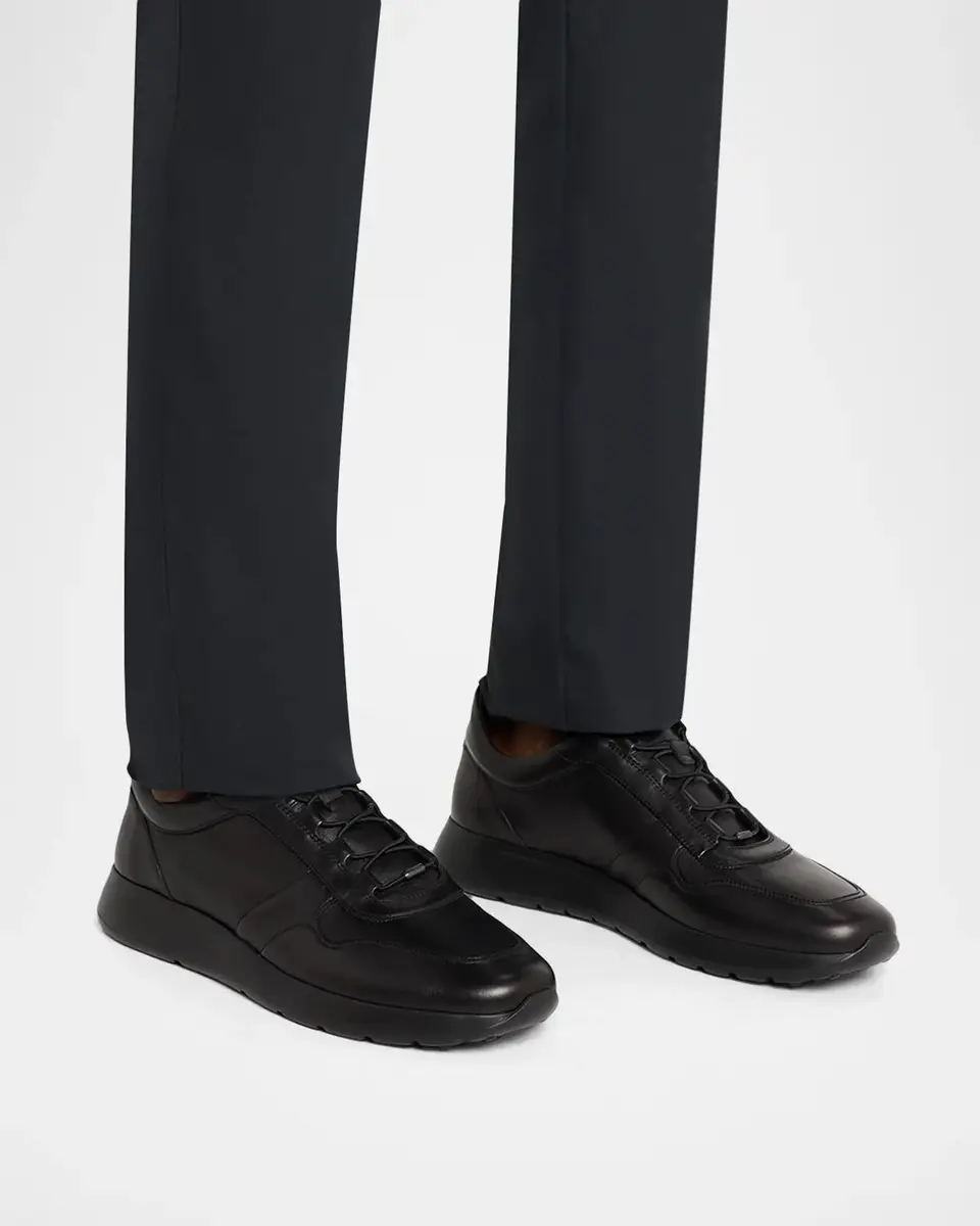 Tod's Sportivo Allacciato Leather Low-Top Sneakers | Thumbnail 2 Tod's Sportivo Allacciato Leather Low-Top Sneakers | Thumbnail 2