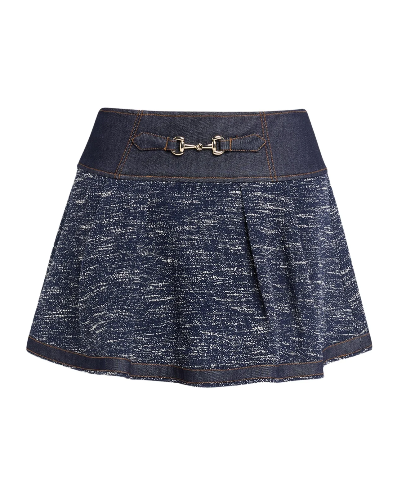 Diana Denim Tweed Mini Skirt