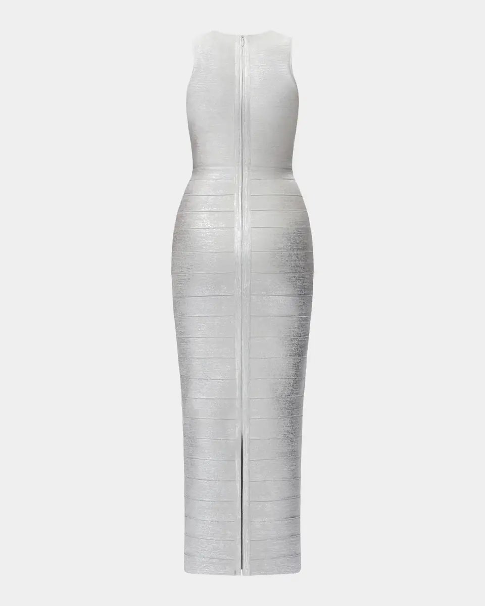 Hervé Léger The Bailey Metallic Gown | Thumbnail 7 Hervé Léger The Bailey Metallic Gown | Thumbnail 7