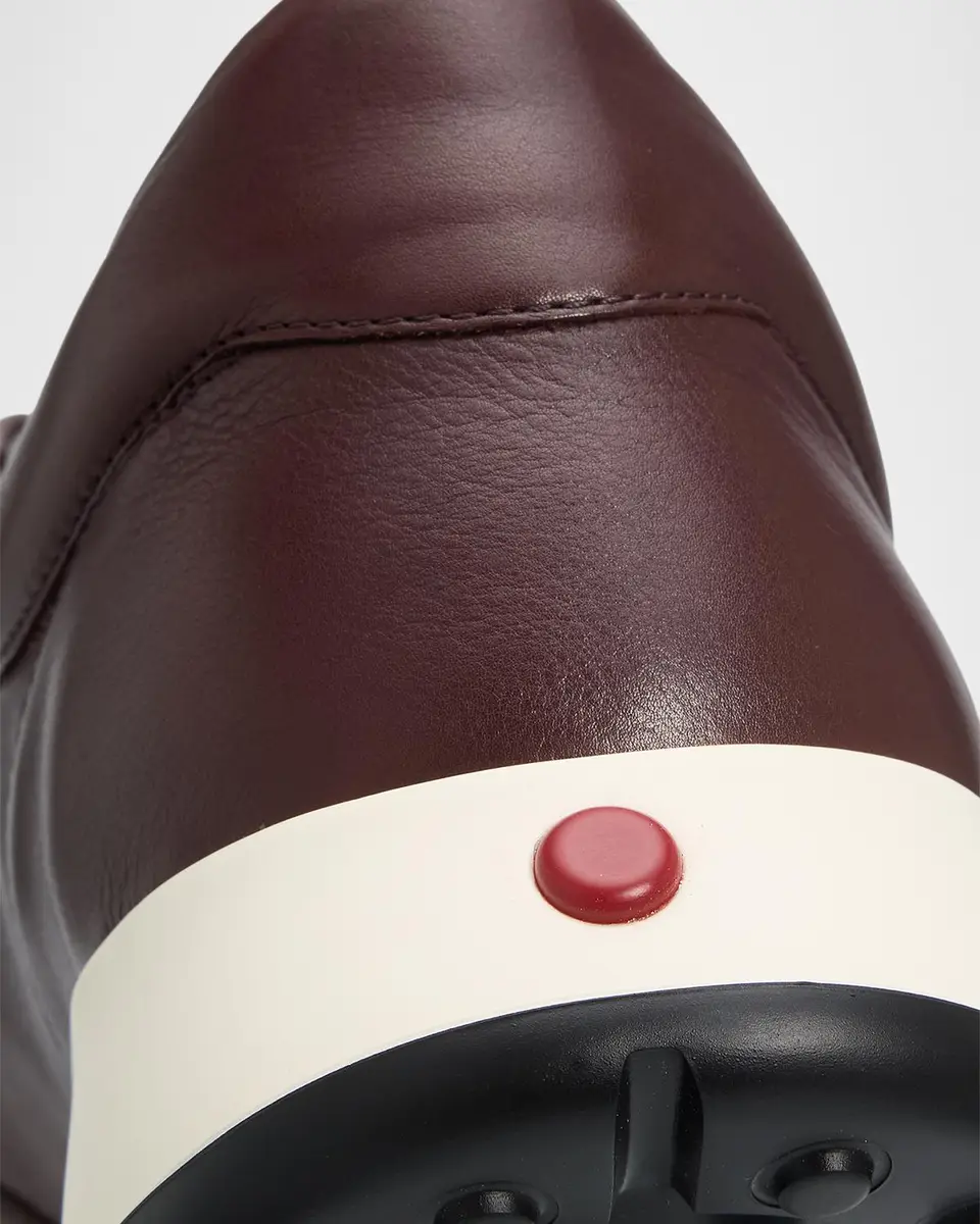 Tod's Men's Elastic Drawstring Leather Sneakers | Thumbnail 5 Tod's Men's Elastic Drawstring Leather Sneakers | Thumbnail 5