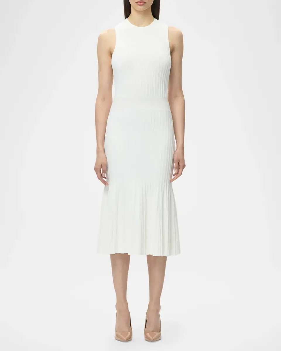 Hervé Léger The Lauren Rib-Knit Midi Dress | Thumbnail 4 Hervé Léger The Lauren Rib-Knit Midi Dress | Thumbnail 4